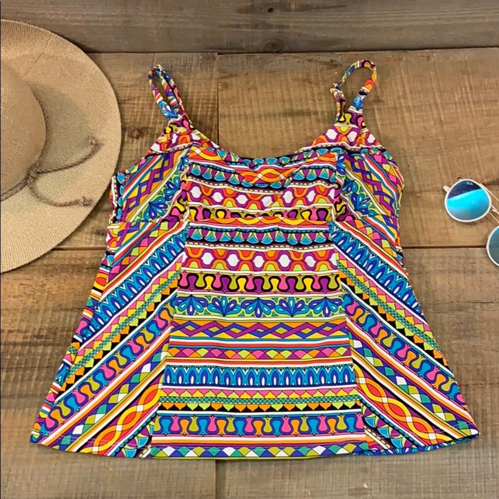 Trina Turk Swim | Patterned Tankini Top